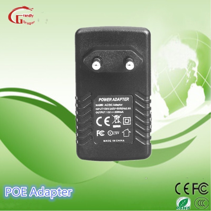 Poe 24V 1A 24W AC/DC Adapter Switching Power Supply