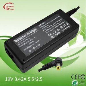 65W Laptop AC Adapter Ce/RoHS/FCC Certificate for Acer