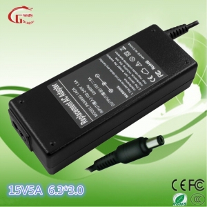 Toshiba 15V 5A 6.3*3.0 75W Notebook Charger